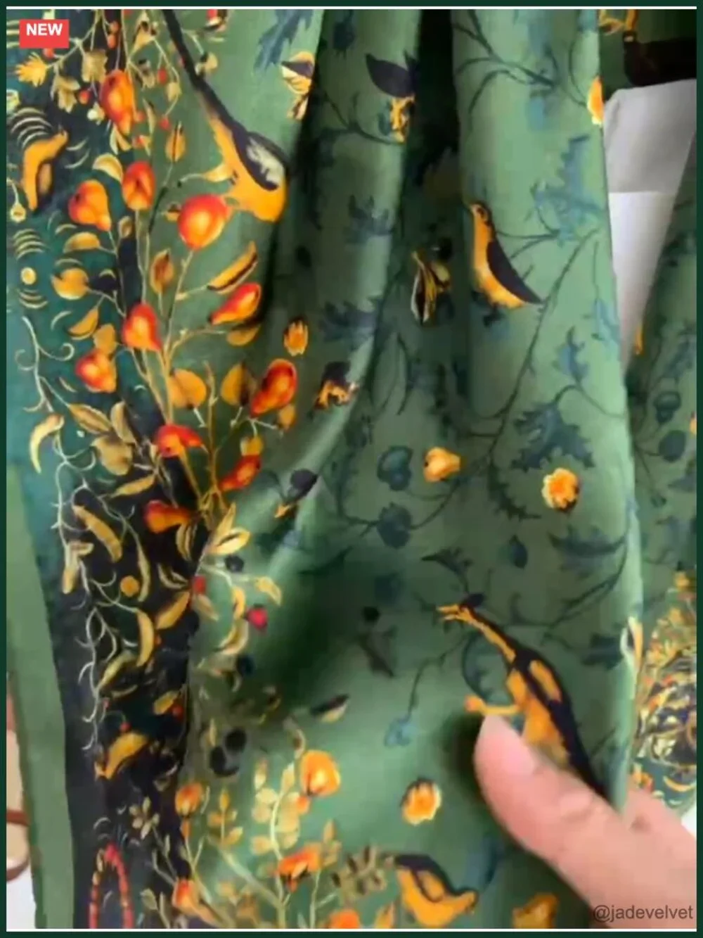100% Pure Mulberry Silk Square Scarf 27